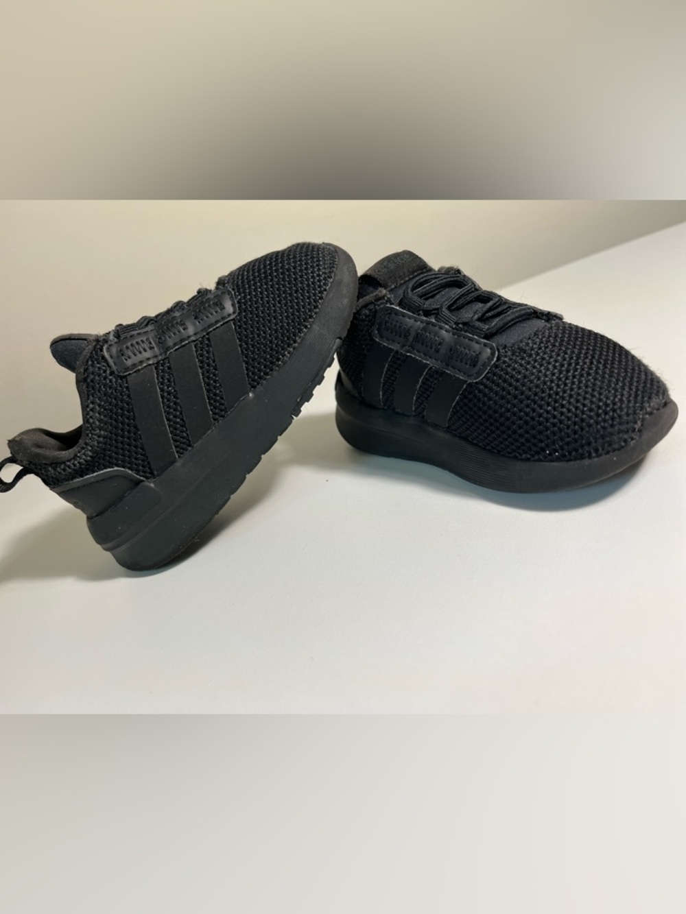 Adidas Toddler Sneaker All-Black Knit